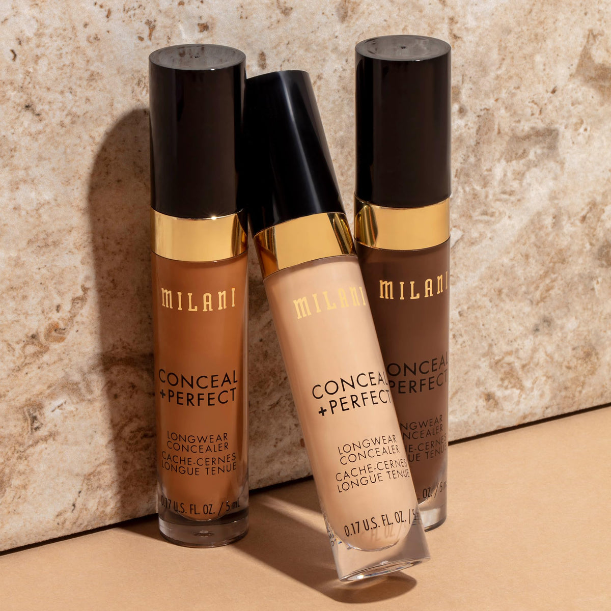 Milani Conceal + Perfect Longwear Concealer - Light Beige(0.17 Fl. Oz.)