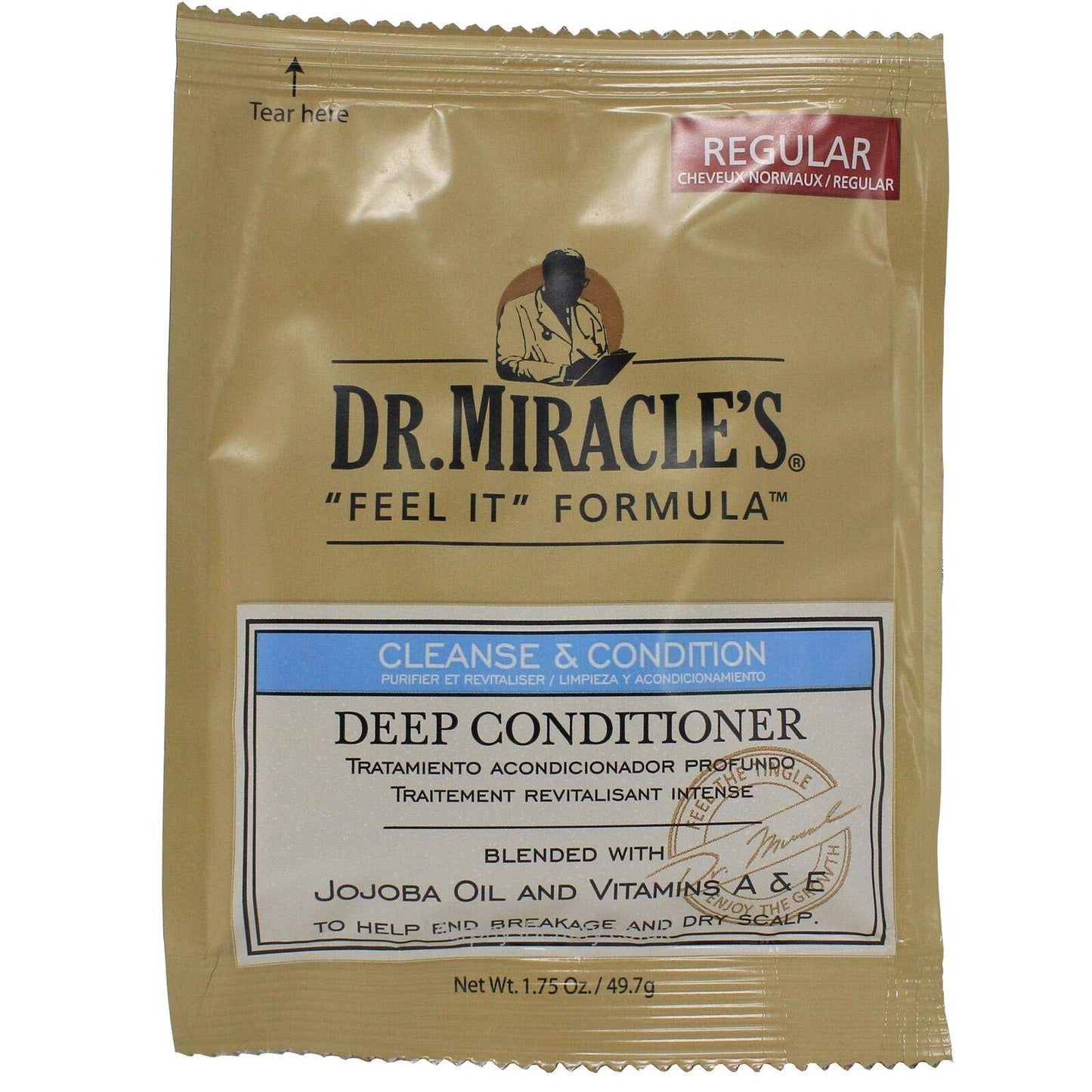 Dr. Miracle's Feel It Formula Deep Conditioning Treatment, 1.75 oz ( Pack of 12) Beauty & Personal Care Dr. Miracle's