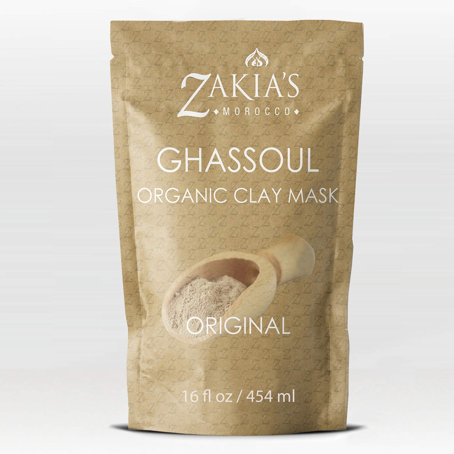 Moroccan Rhassoul Clay Mask - Organic Natural Facial and Body Clay Mask - 1 lb Beauty & Personal Care Zakia's Morocco