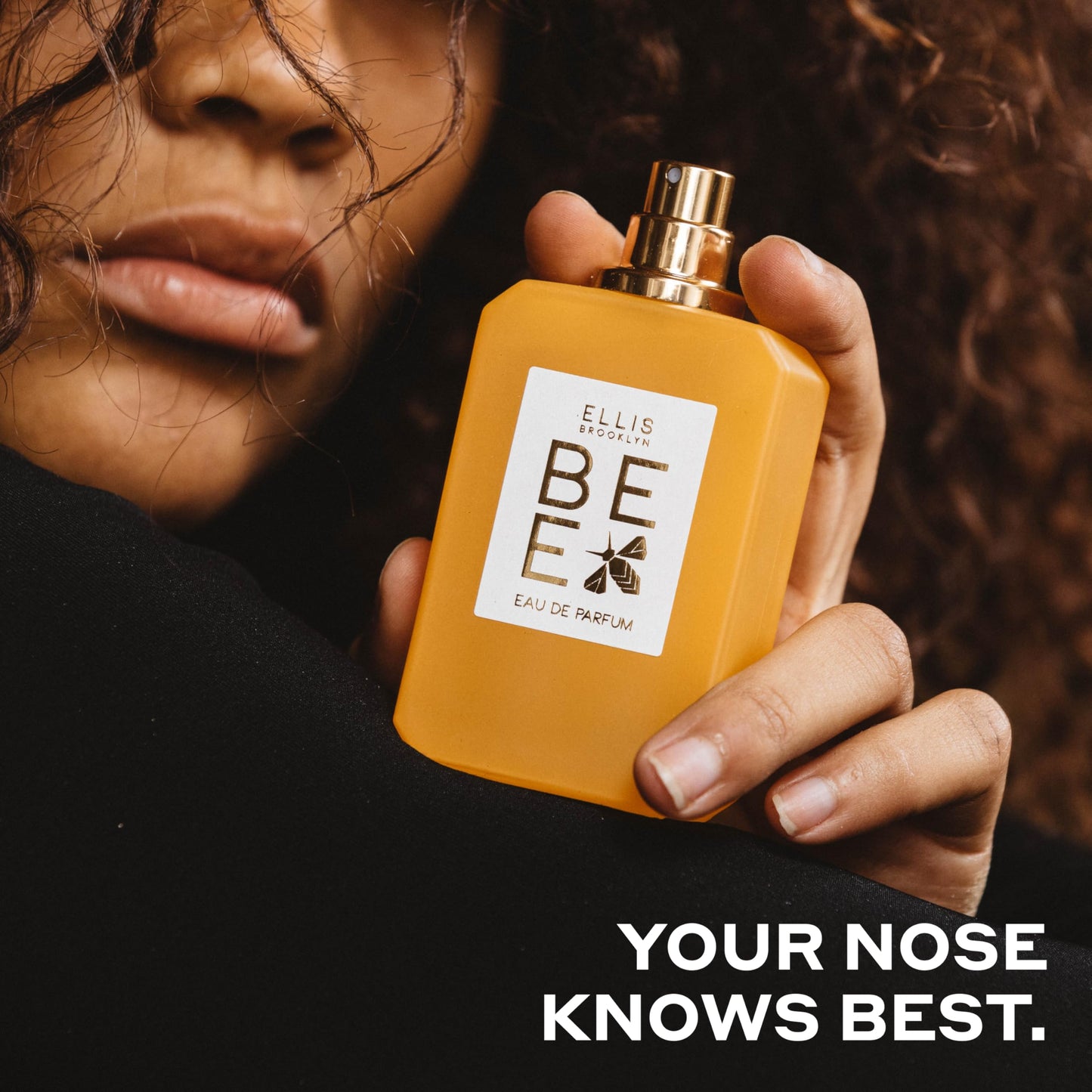 Ellis Brooklyn BEE Eau de Parfum, Travel Spray, Honey Vanilla Perfume for Women, Warm, Spicy Scent with Sandalwood, Cocoa, & Dark Rum - Gourmand Beauty & Personal Care Ellis Brooklyn