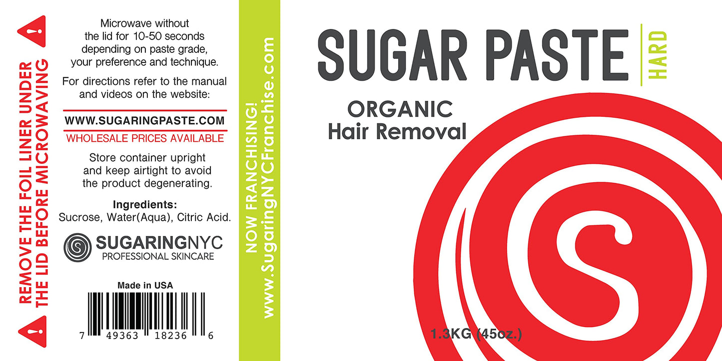 Sugaring NYC Paste Set - Soft, Medium, Hard Signature Organic Paste Beauty and Personal Care Sugaring