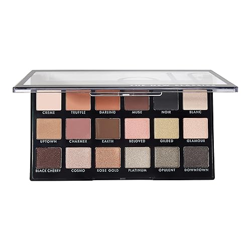 e.l.f. The New Classics 18 Eyeshadow Palette Set, Neutral Tones, (Matte,Shimmer,Satin) 0.634 Ounce Beauty & Personal Care e.l.f.