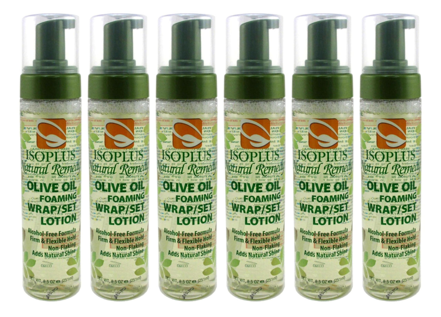 Isoplus Natural Remedy Olive Oil Foaming Wrap/Set Lotion 8.5 Ounce (Pack of 6) Beauty & Personal Care Isoplus