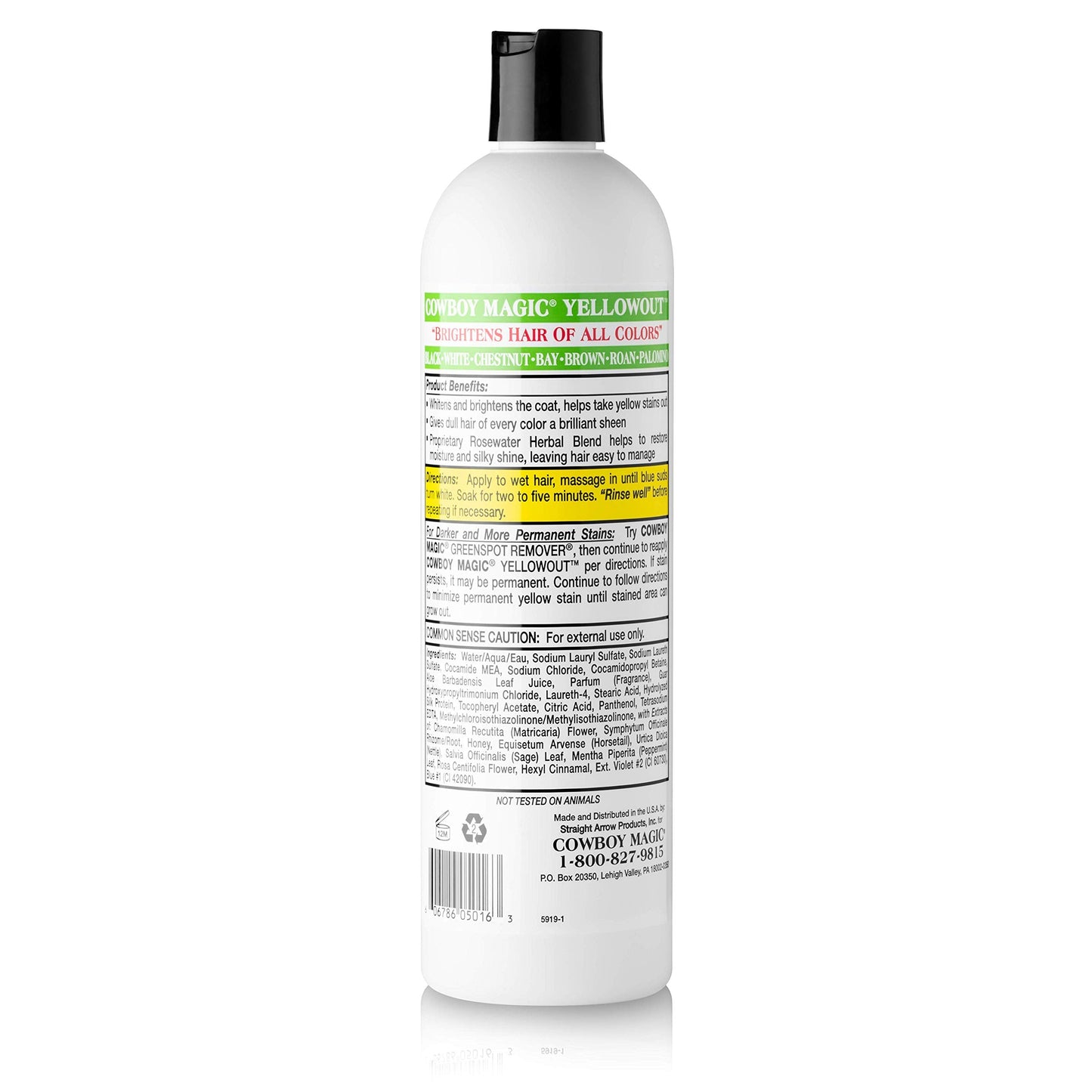 Cowboy Magic Shine In Yellowout Purple Shampoo 16 oz Beauty & Personal Care Cowboy Magic