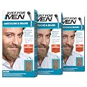Just For Men Mustache & Beard, Beard Dye for Men with Brush Included, With Keratin Biotin Aloe and Coconut Oil for Healthy Facial Hair - Blond Beauty & Personal Care Just for Men