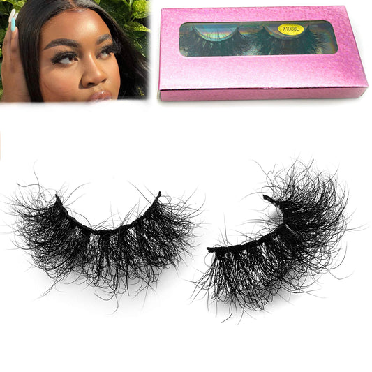Fluffy Mink Lashes Miuhair False Eyelashes Natural Real Mink Lashes Fluffy Long 5D Dramatic Eyelashes for Women Full Lashes Durable Reusable Mink Beauty & Personal Care Miuhair Beauty