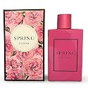 Secret Plus SPRING BLOOM Eau de Parfum, Floral Jasmine and Tuberose Fragrance, Natural Spray, Pink Rose Design, 3.4 Fl Oz Beauty & Personal Care Secret Plus