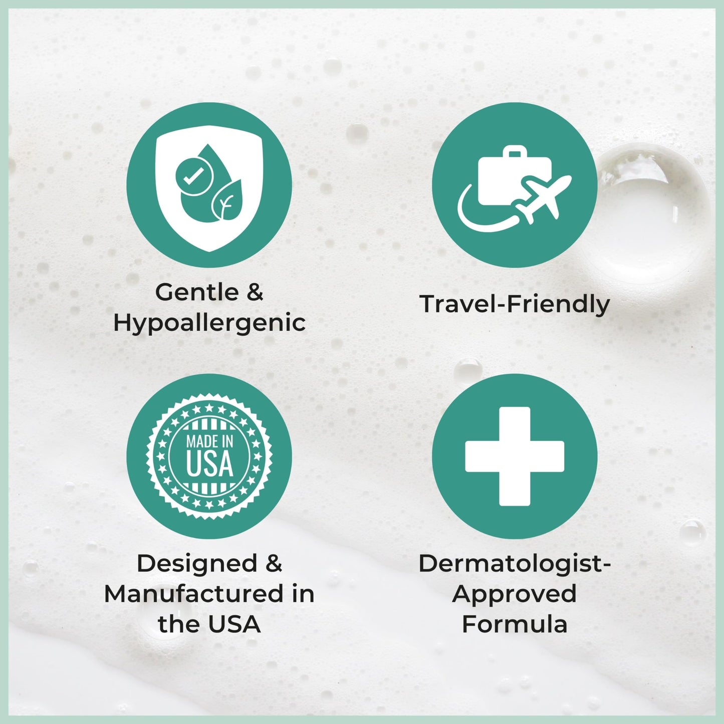 Nurture Rinse Free Body Wash & Shampoo with Aloe | Hospital Grade Hair & Body Waterless Cleansing Foam for Women, Camping, Elderly & Hospital Patients Beauty & Personal Care Nurture Valley