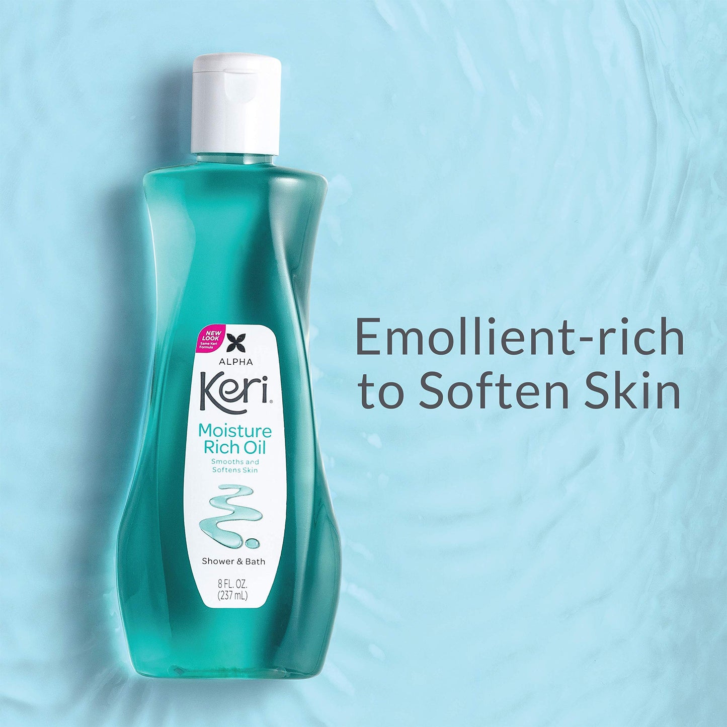 Keri Shower and Bath Moisture Rich Oil, Delicate, 16 Fl Oz Beauty & Personal Care Keri