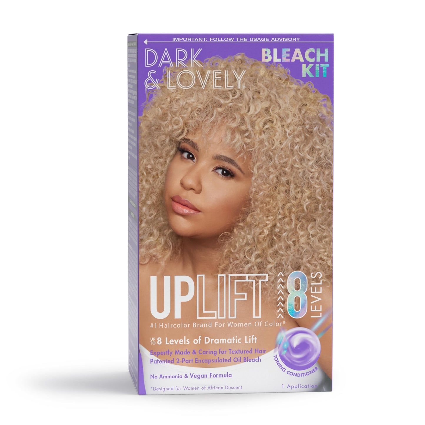 SoftSheen-Carson Interbeauty Dark and Lovely® Uplift Bleaching Kit with Powder, Developer, and Toner for Blonde Hair Beauty & Personal Care SoftSheen