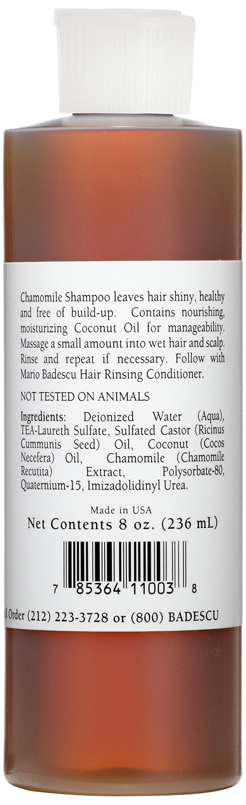Mario Badescu Chamomile Shampoo for Oily and Sensitive Scalps | Gentle Shampoo that Clarifies and Soothes |Formulated with Chamomile Extract| 8 FL OZ Beauty & Personal Care Mario Badescu