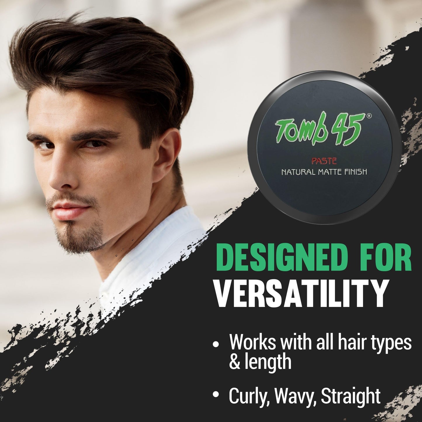 Tomb 45 Styling Paste for Men and Women - Medium Hold With a Matte Finish For All Hair Types Beauty & Personal Care Tomb 45