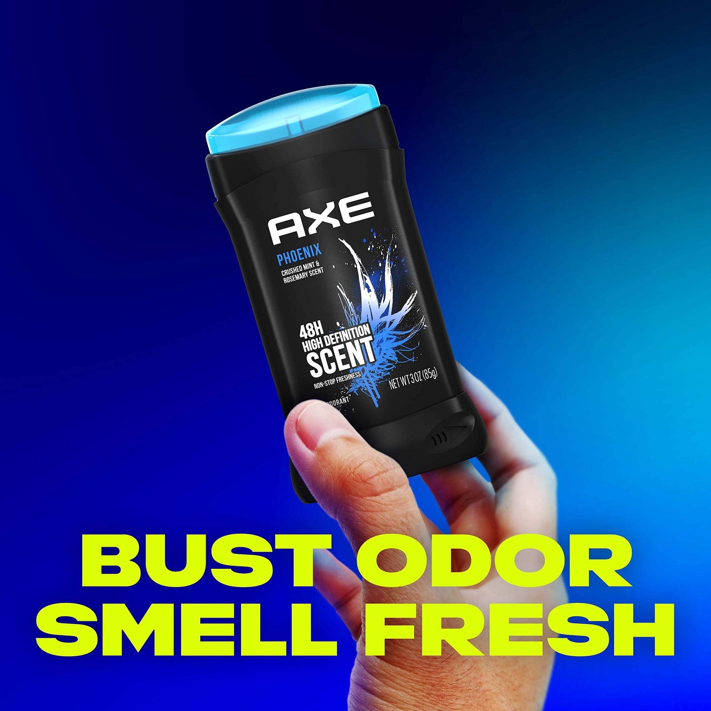 AXE Dual Action Deodorant Stick for Long Lasting Odor Protection Phoenix Crushed Mint & Rosemary Mens Formulated Without Aluminum 3 oz Beauty and Personal Care AXE