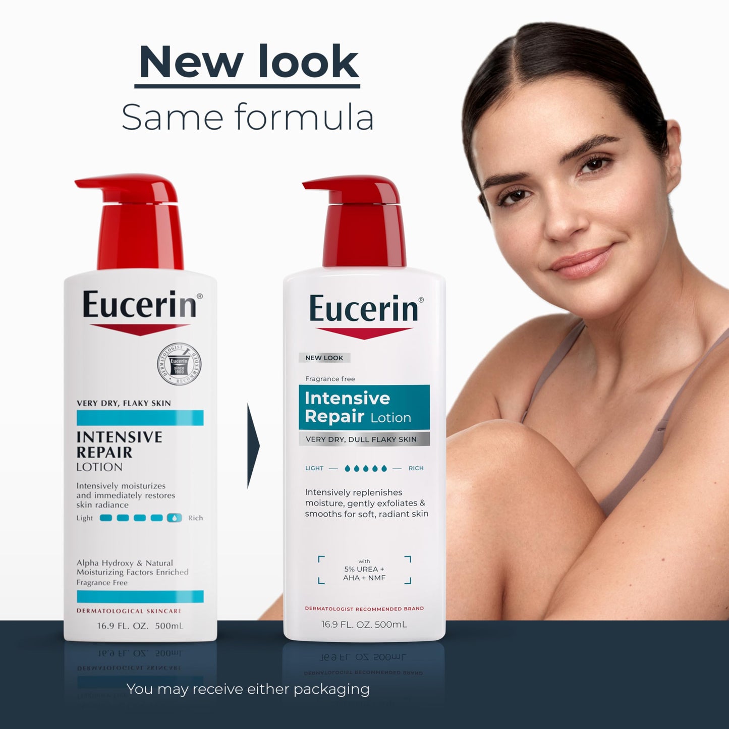 Eucerin Intensive Repair Body Lotion for Dry Skin with Alpha Hydroxy, Body Moisturizer for Very Dry Skin, Moisturizes, Exfoliates and Conditions Beauty & Personal Care Eucerin