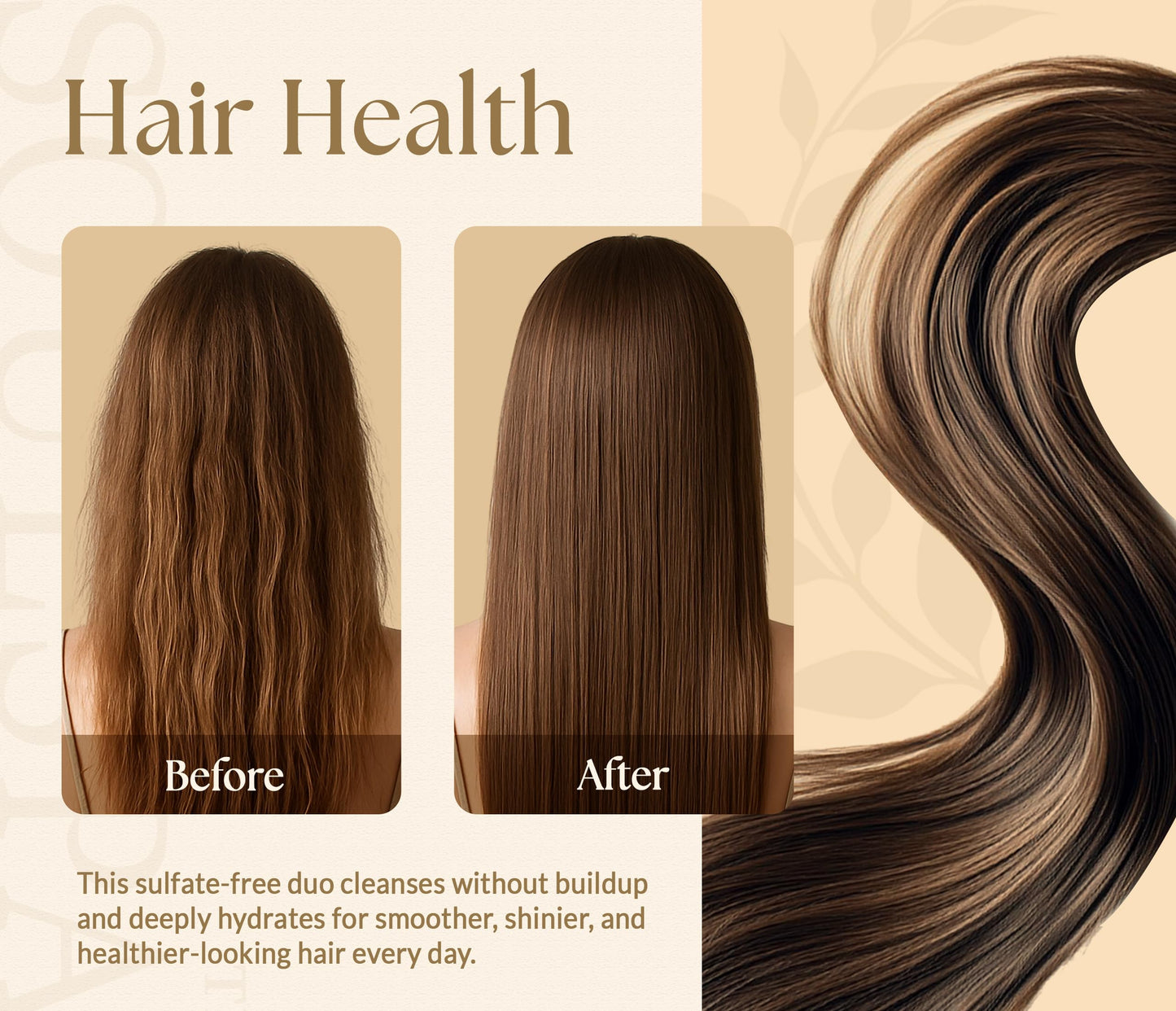 SOULSPA PURE Biotin Rice Water Shampoo and Conditioner Set - Thickening Formula with Rice Protein & Keratin - Strengthening Hair Care for Thinning Beauty & Personal Care SOULSPA PURE