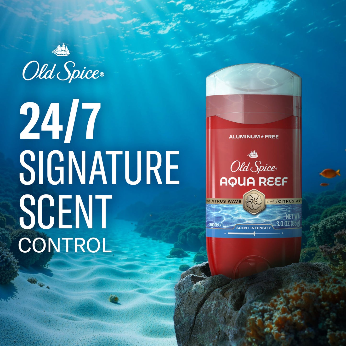 Old Spice Red Zone Deodorant, Aqua Reef - 3 oz - 2 pk Beauty & Personal Care Old Spice