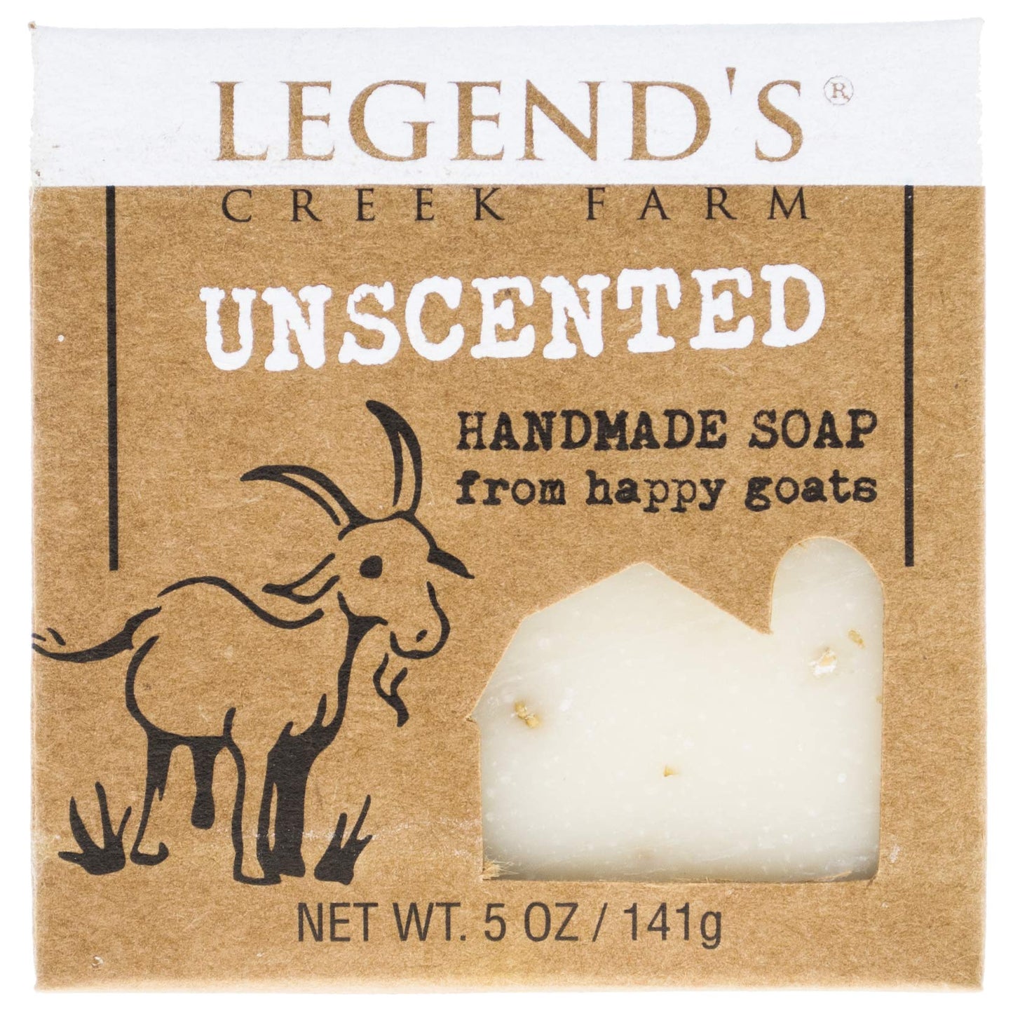 Legend's Creek Farm Goat Milk Soap - Cleansing Moisturizing Bar for Hands and Body - 5 Oz Creamy Lather, Nourishing, Gentle Natural Soap for Sensitive Beauty & Personal Care Legend's Creek