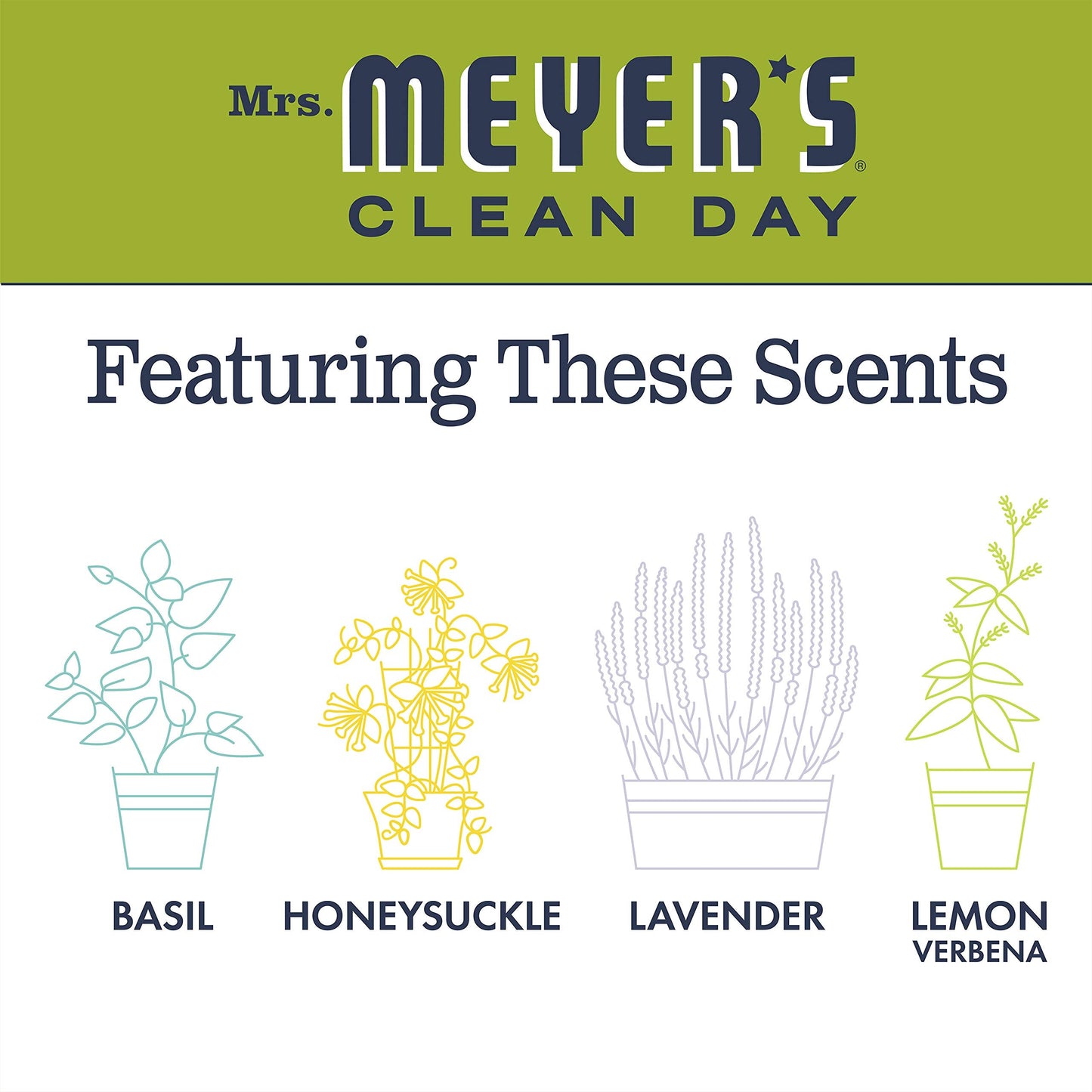 Mrs. Meyers Liquid Hand Soap Lemon Verbena, 12.5 oz (Pack of 2) Beauty & Personal Care Mrs. MEYER'S