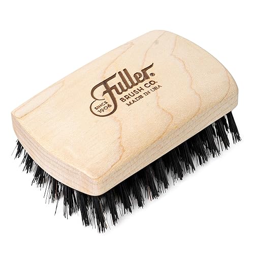 Fuller Brush Beard & Mustache Brush - Natural Boar Bristles for Gentle Grooming & Styling - Maple Wood Handle - Comfortable Grip - Ideal for All Beard Beauty & Personal Care Fuller Brush