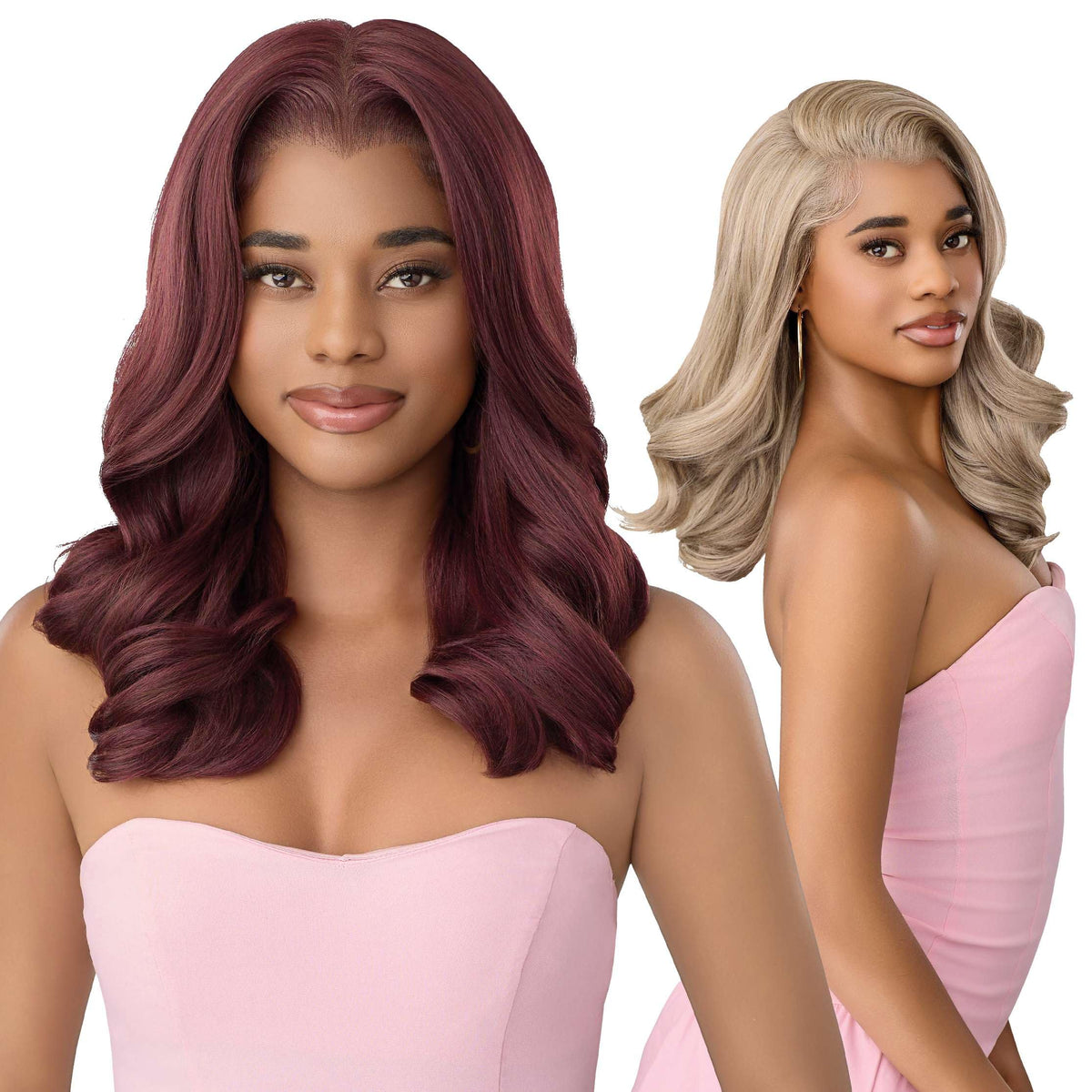 Outre Lace Front Wig -Perfect Hair Line 13X6 - True Frontal Peak 715 (ICY ASH BROWN)
