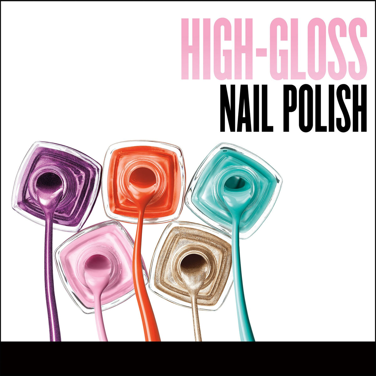 COVERGIRL Outlast Stay Brilliant Nail Gloss Sapphire Flare 307, .37 oz (packaging may vary)