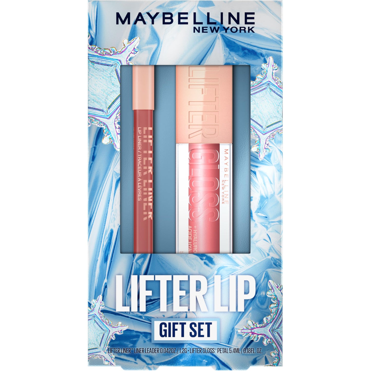 MAYBELLINE Lifter Gloss and Lifter Liner Makeup Gift Set, Lip Gloss and Lip Liner in Shades Petal and Line Leader Beauty & Personal Care MAYBELLINE