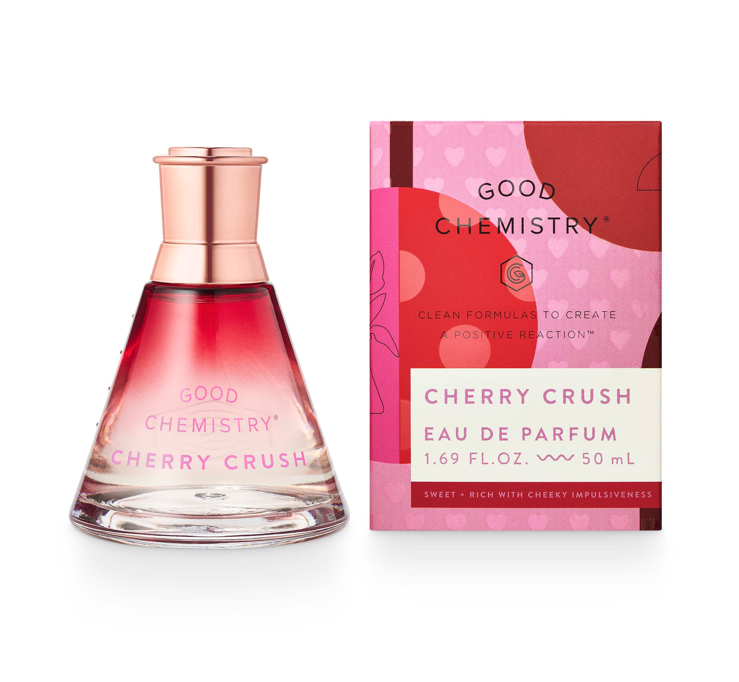 Good Chemistry Cherry Crush Eau de Parfum 1.7 fl oz - Long-Lasting Perfume with Wild Cherry, Sandalwood, & Vanilla Bean - Sweet, Clean & Vegan Beauty & Personal Care Good Chemistry