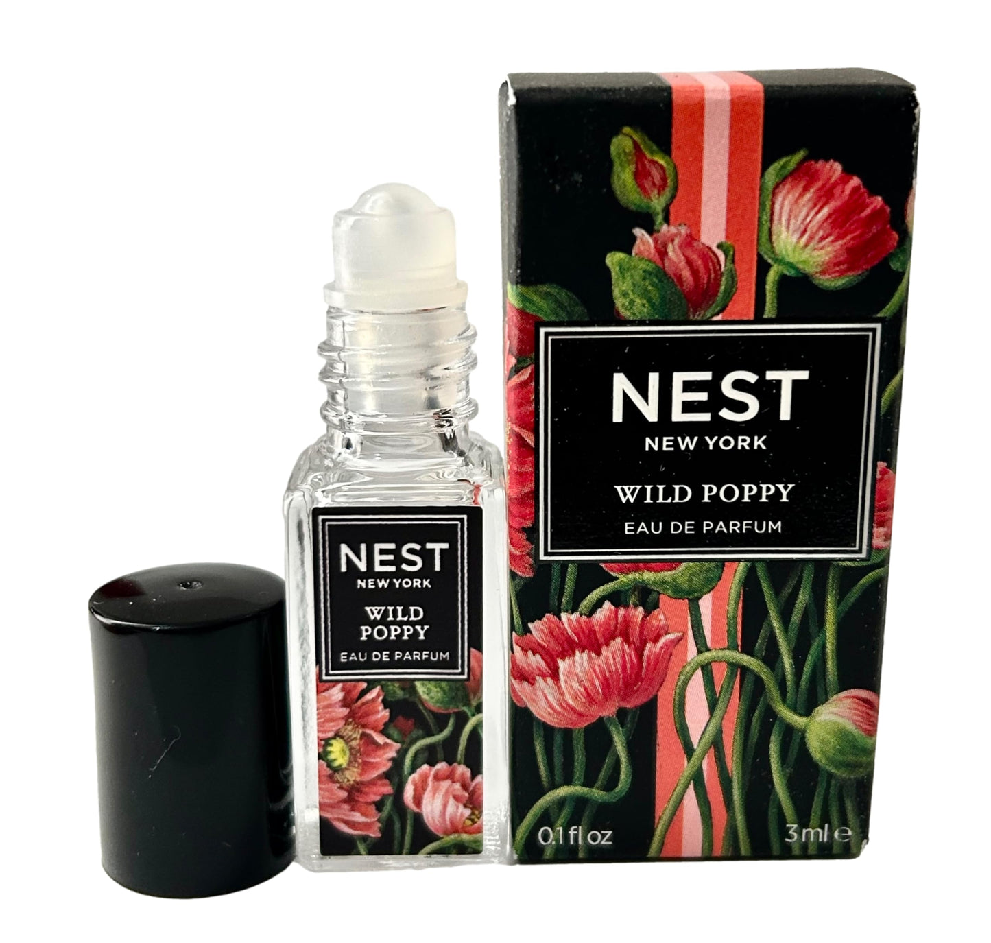 Nest WILD POPPY Eau De Parfum Rollerball Women EDP Perfume (Mini/Small/Travel Size) 0.1oz/3mL - 6605 Beauty & Personal Care NEST New York