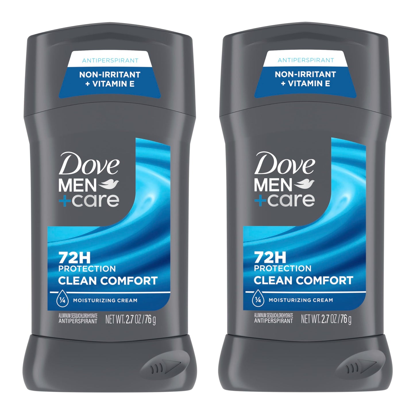 DOVE MEN + CARE Antiperspirant Deodorant Stick Clean Comfort Twin Pack 72-Hour Sweat & Odor Protection Antiperspirant for Men With 1/4 Moisturizing Beauty and Personal Care DOVE MEN + CARE
