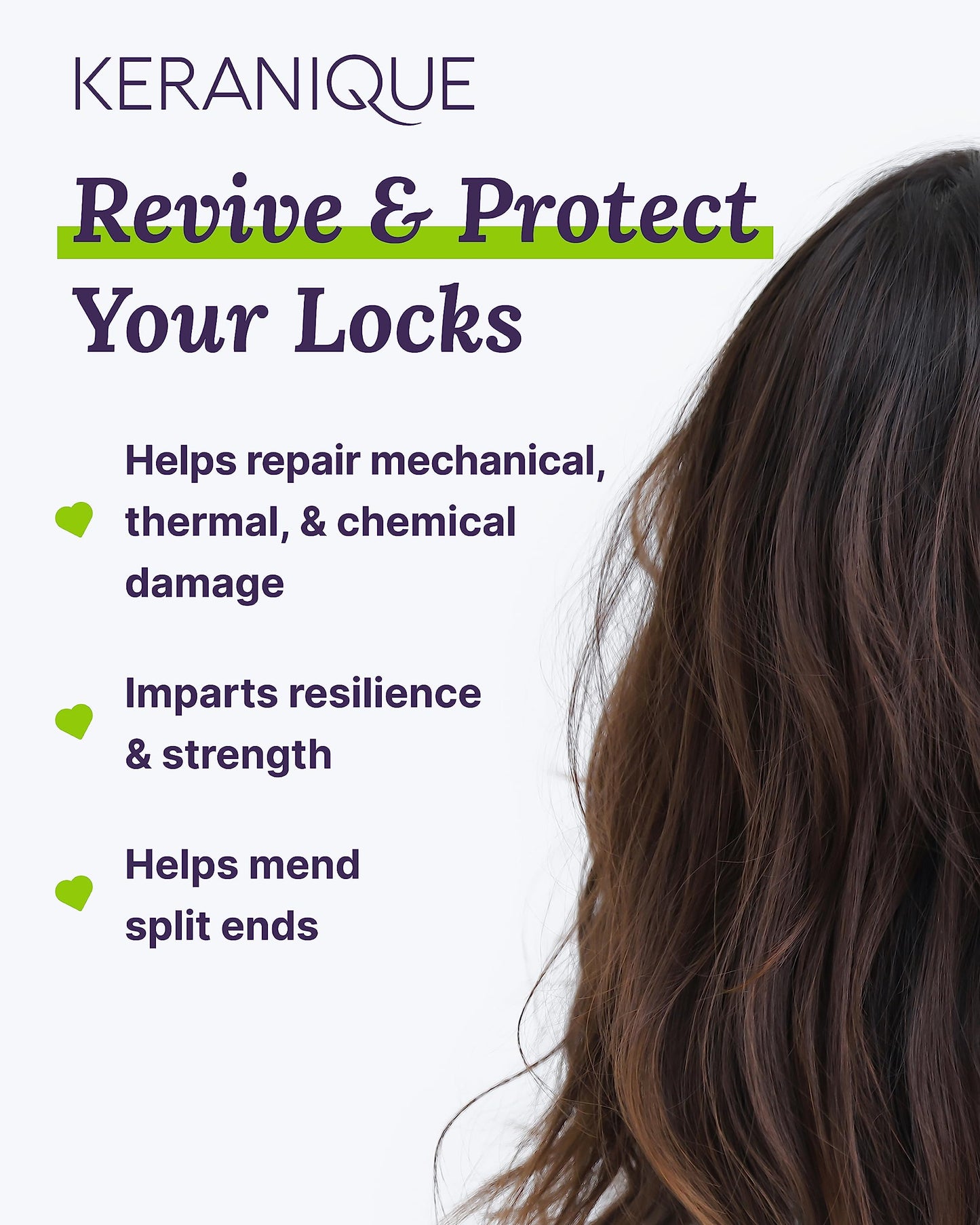 Keranique Damage Control Anti-Breakage Shampoo & Conditioner for Damaged, Thinning Hair - Intense Repair, Strengthening with Keratin, Biotin Beauty & Personal Care Keranique