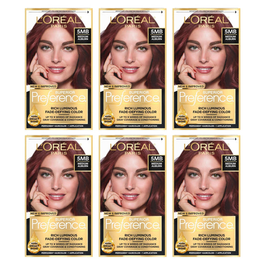 Pref Haircol 5Mb Med Aub Size 1Ct L'Oreal Preference Hair Color Medium Auburn #5Mb