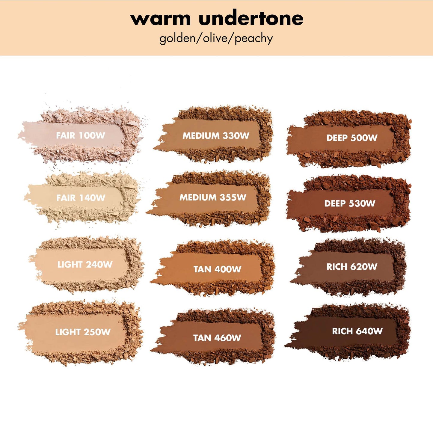 e.l.f. Camo Powder Foundation, Lightweight, Primer-Infused Buildable & Long-Lasting Medium-to-Full Coverage Foundation, Fair 140 W Beauty & Personal Care e.l.f.