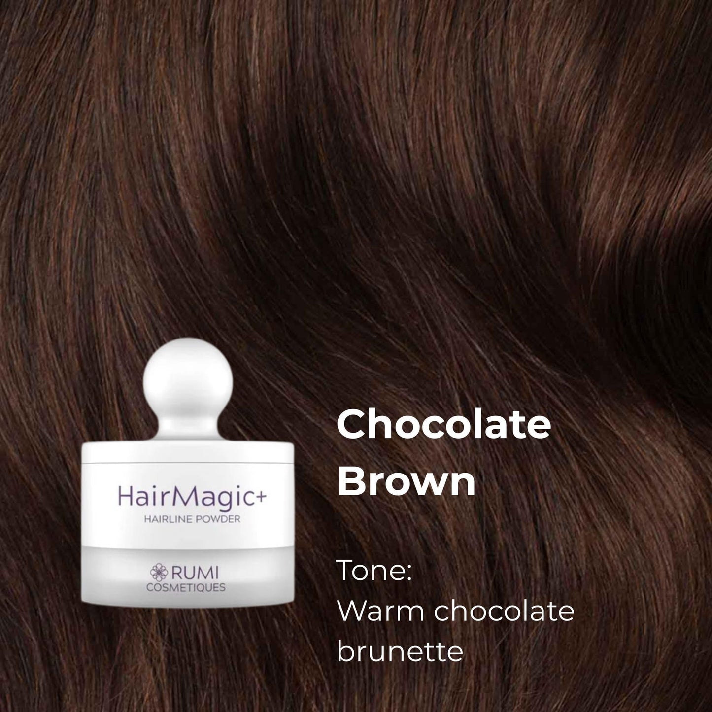 Rumi Cosmetiques HairMagic+ Root Touch Up Powder for Mature Women - Instant Gray Hair Coverage & Hairline Filler - Water-Resistant, Natural Finish Beauty & Personal Care Rumi Cosmetiques