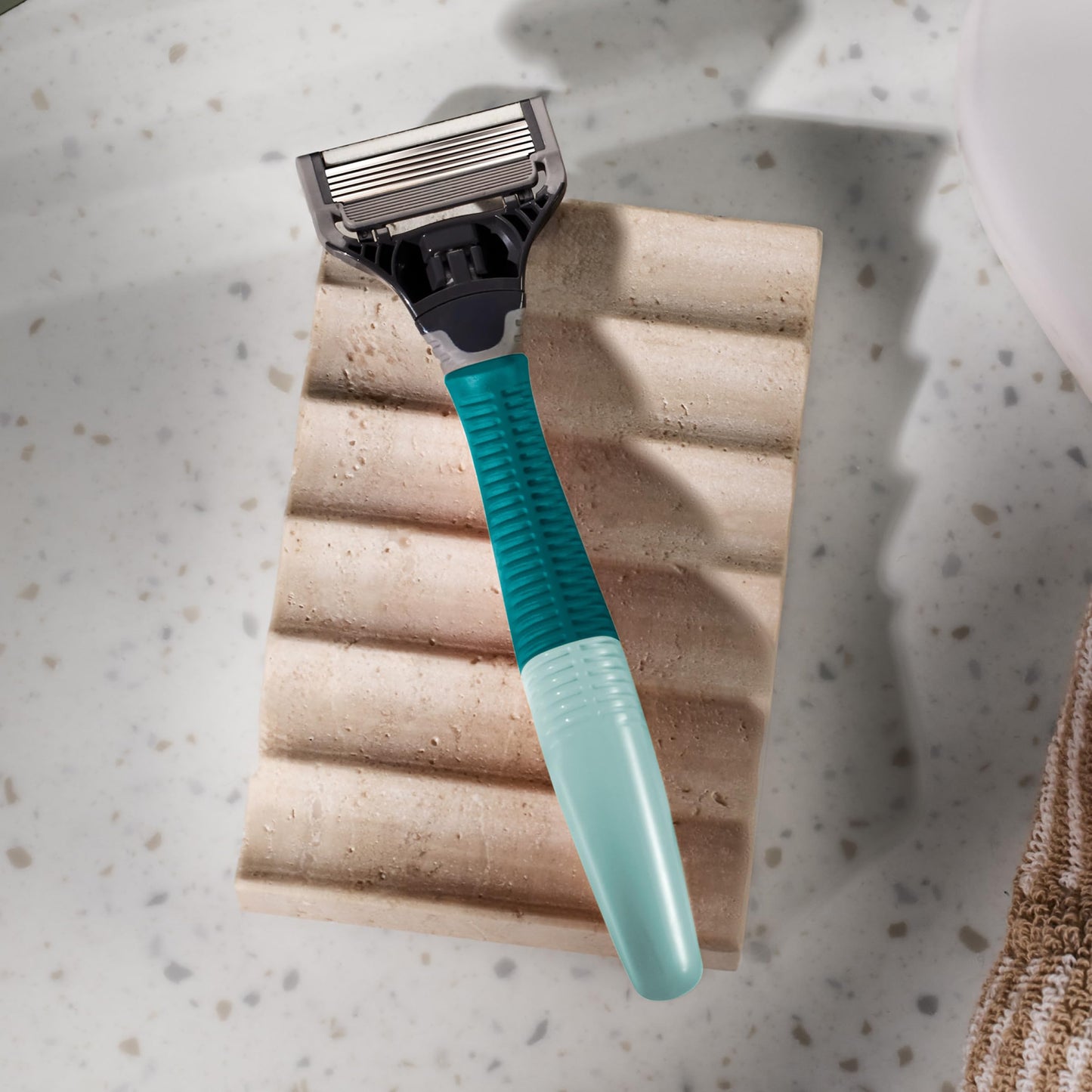 Harry's Original Shaving Kit for Men - Razor Handle and 3 Razor Blade Refill Cartridges - German Engineered - Sage Beauty and Personal Care Harry's