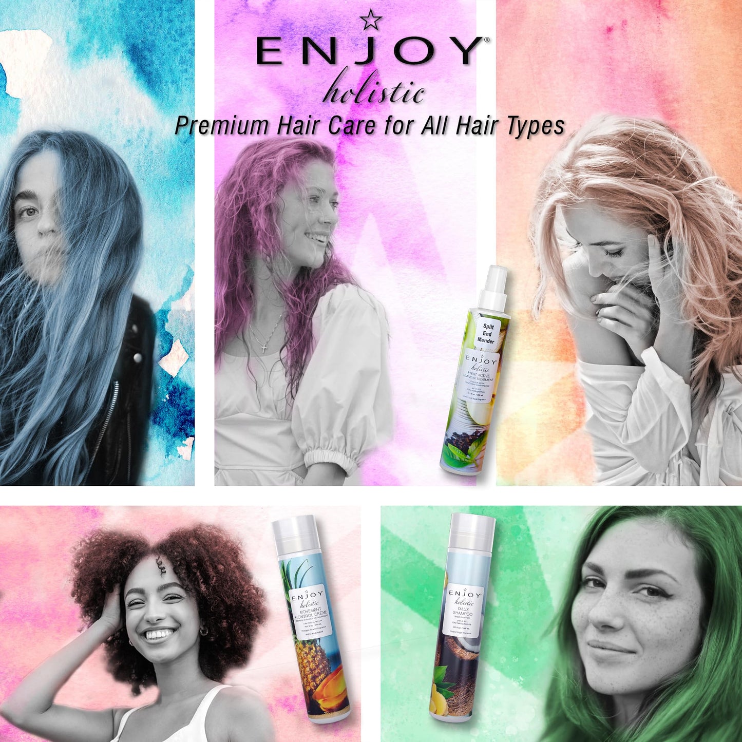 Enjoy Volumizing Blowout Gel, 10.1 Fluid Ounces - Hair Styling Agent, Adds Touchable Texture and Definition, Suitable for All Fine to Medium Hair Beauty & Personal Care Enjoy