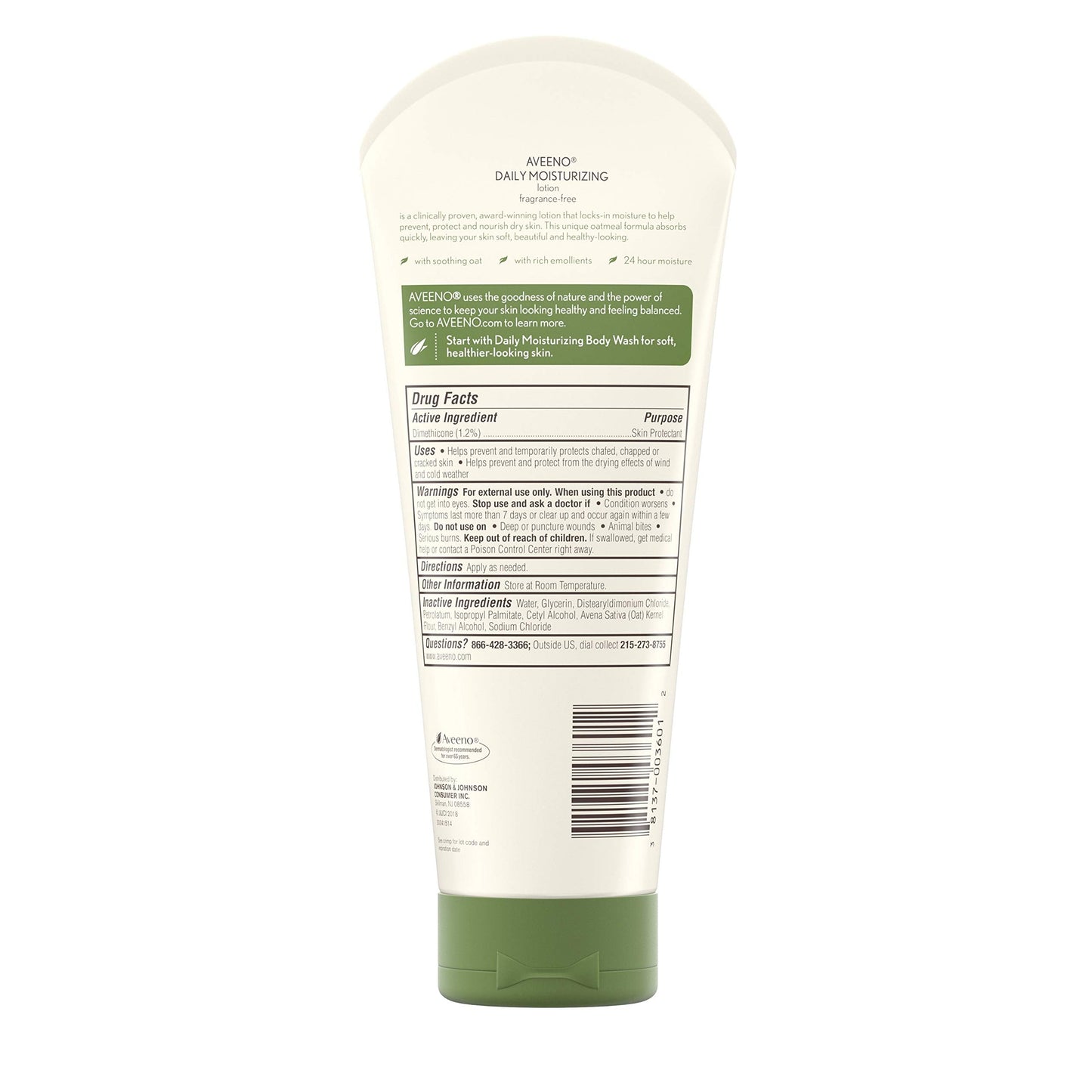 Active Naturals Daily Moisturizing Lotion by Aveeno, Fragrance Free, 8 Ounces Beauty & Personal Care Aveeno