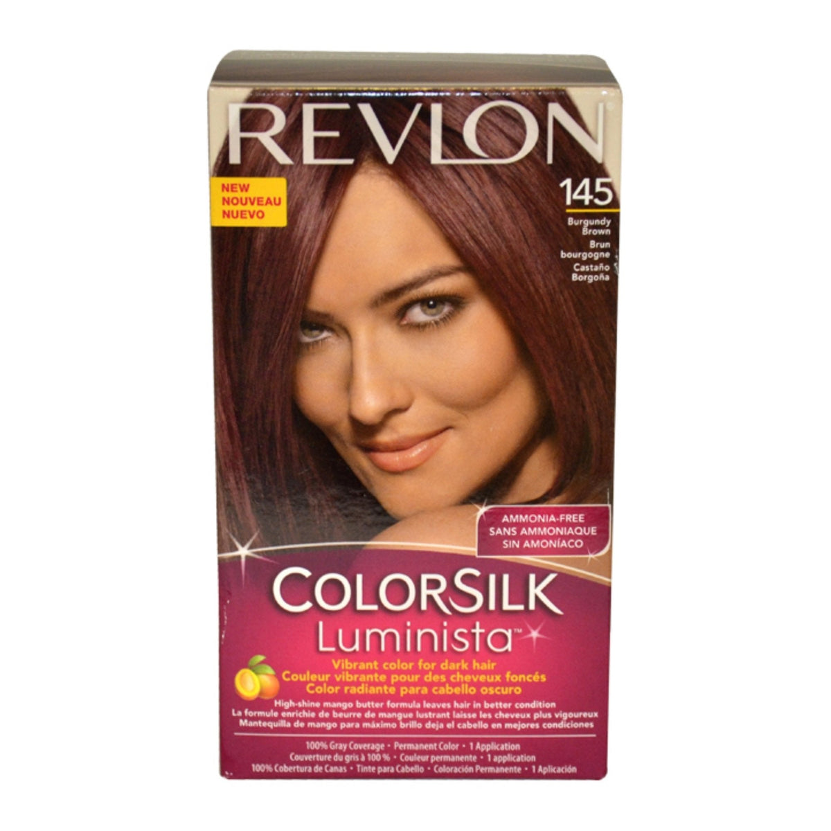 Revlon ColorSilk Luminista Haircolor, Burgundy Brown Beauty & Personal Care REVLON