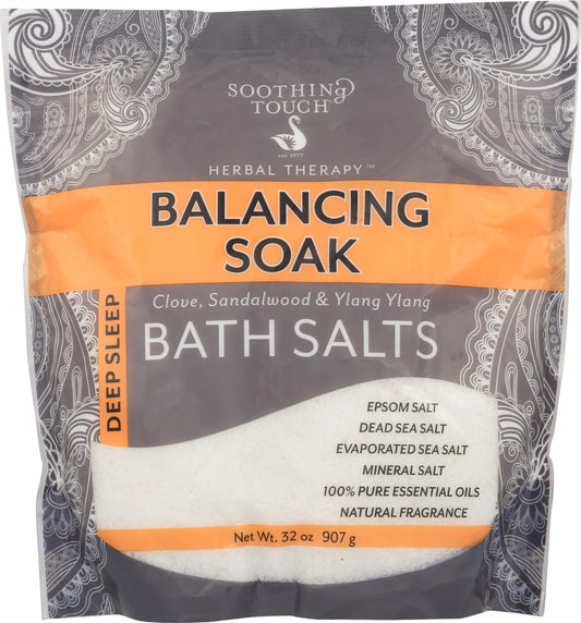 Soothing Touch Deep Sleep Bath Salts Balancing Soak Clove Sandalwood & Ylang, 32 Oz Beauty and Personal Care Soothing Touch