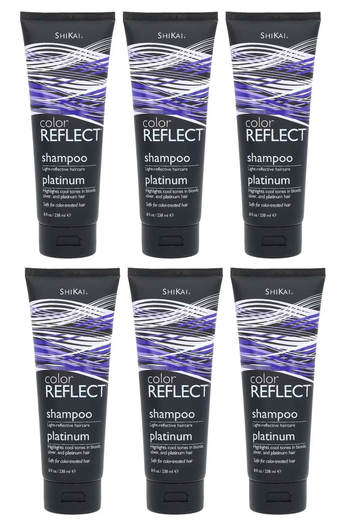Shikai: Color Reflect Platinum Shampoo, 8 oz (6 pack) Beauty & Personal Care ShiKai