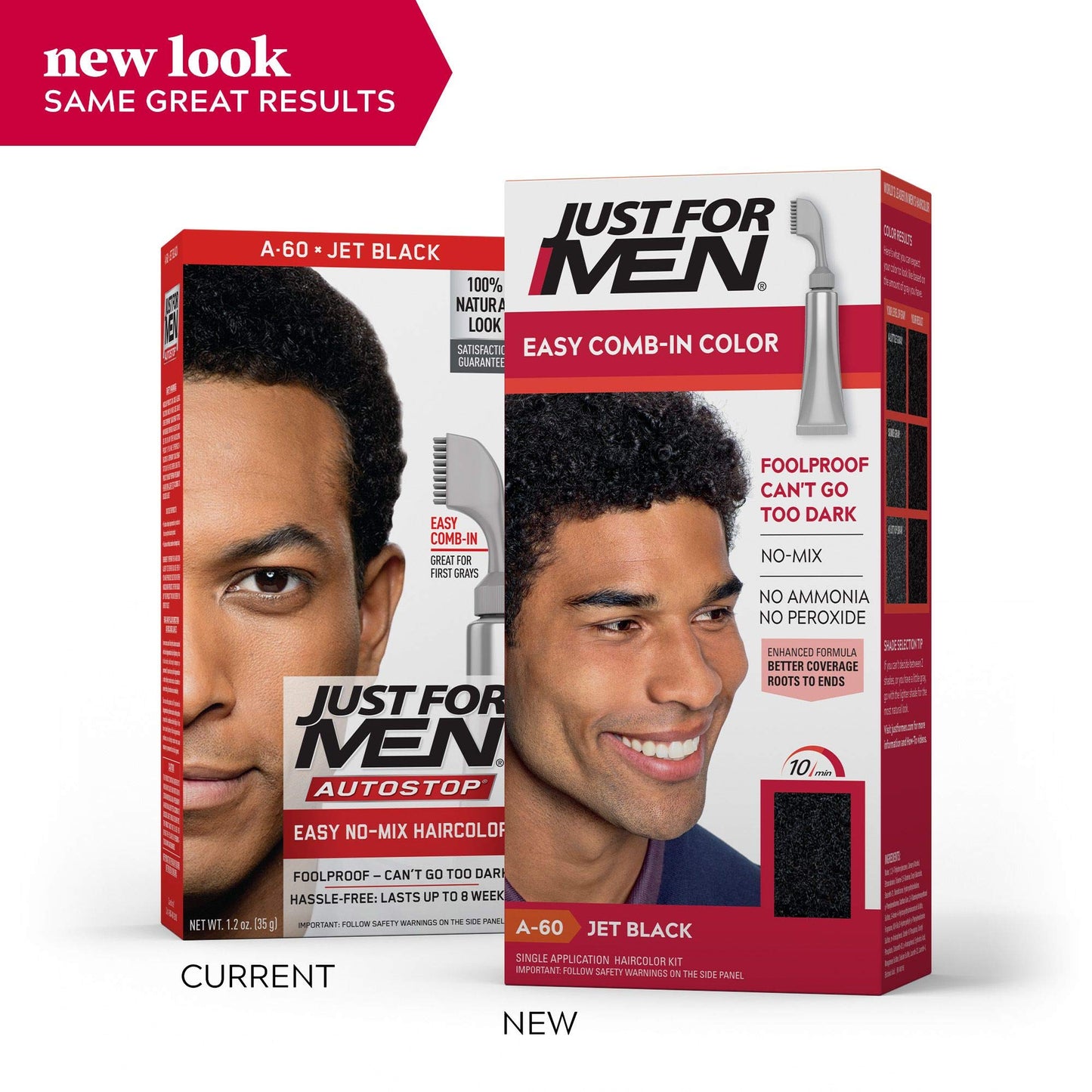 Just for Men Autostop Color #A-60 Jet Black (6 Pack) Beauty & Personal Care Just for Men