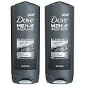 Dove Men + Care Body And Face Wash - Elements - Charcoal + Clay - Net Wt. 18 FL OZ (532 mL) Per Bottle - Pack of 2 Bottles Beauty & Personal Care Dove