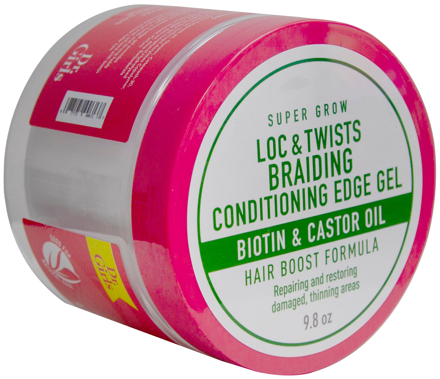 Dr Girls Locs & Twists Braiding Conditioning Edge Gel/Chebe and Black Castor Oil/ 9.8oz/ 48 Hours Hold Beauty & Personal Care Dr.Girls