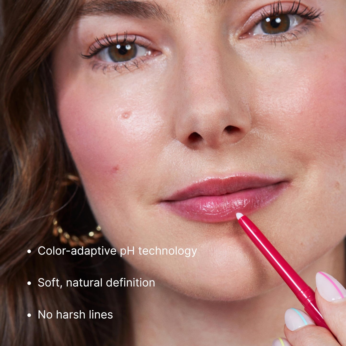 Winky Lux pH Blurring Lip Liner, Color Changing, Natural Lip Pencil for Softly Diffused plump lips, with Hyaluronic Acid, Jojoba Oil & Vitamin E Beauty & Personal Care Winky Lux