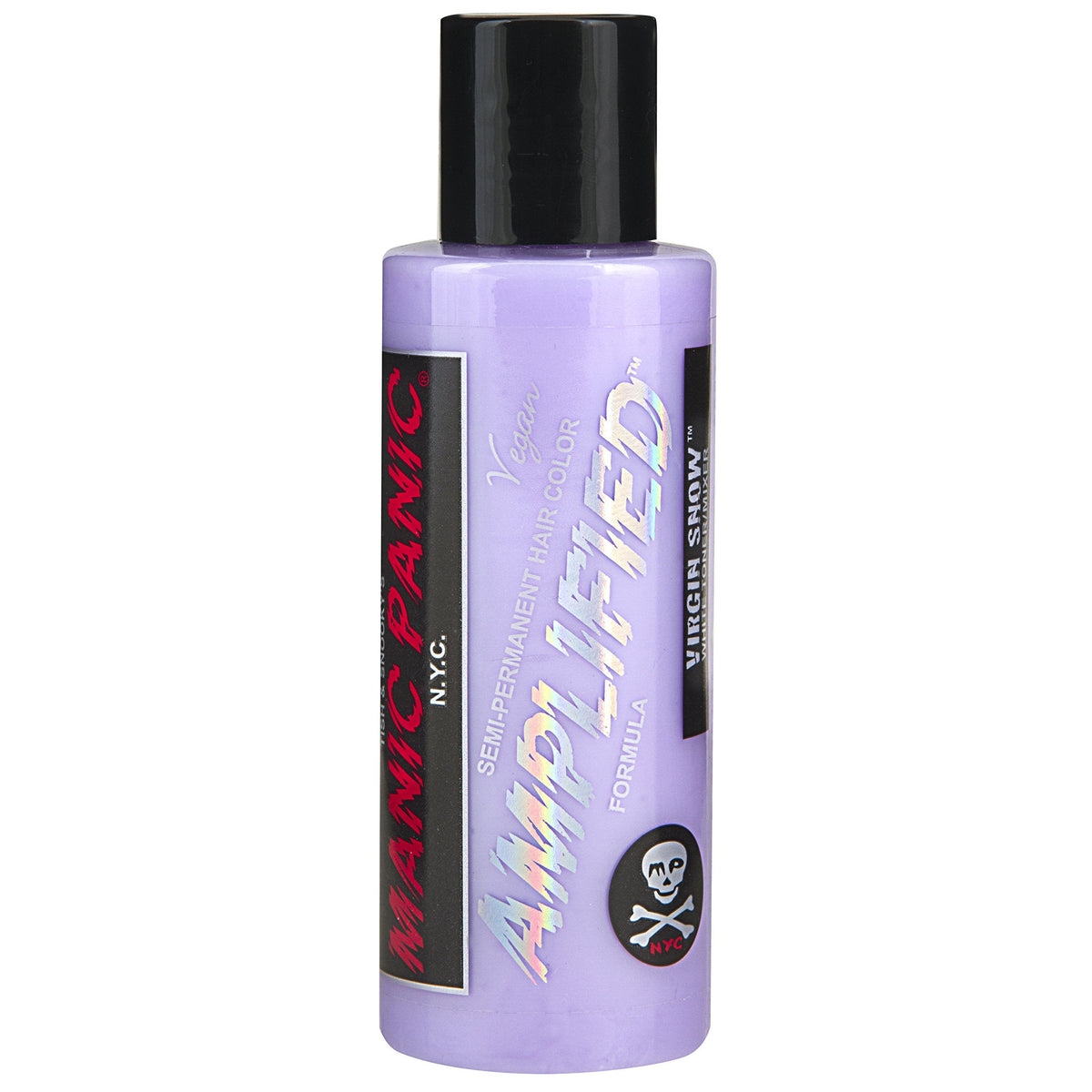MANIC PANIC Virgin Snow Blonde Toner - Amplified - Semi-Permanent Blue-Tinted Toner for Blondes or Bleached Hair - Removes Brassiness (4oz) Beauty & Personal Care MANIC PANIC