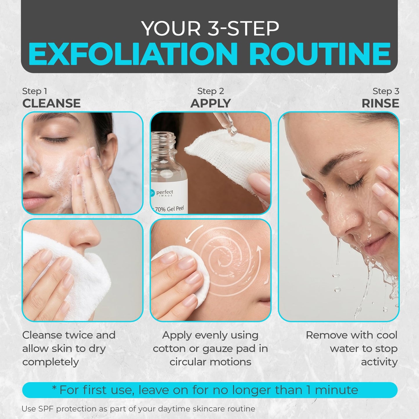 Glycolic Gel Peel - Enhanced with Retinol and Green Tea Extract (70% Strength) Beauty & Personal Care Perfect Image