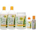 Silicon Mix Bambu Shampoo 36oz (Pack of 2) & Treatment 60oz & Leave-in 8oz & Polisher 4oz "Set" Beauty & Personal Care Silicon Mix
