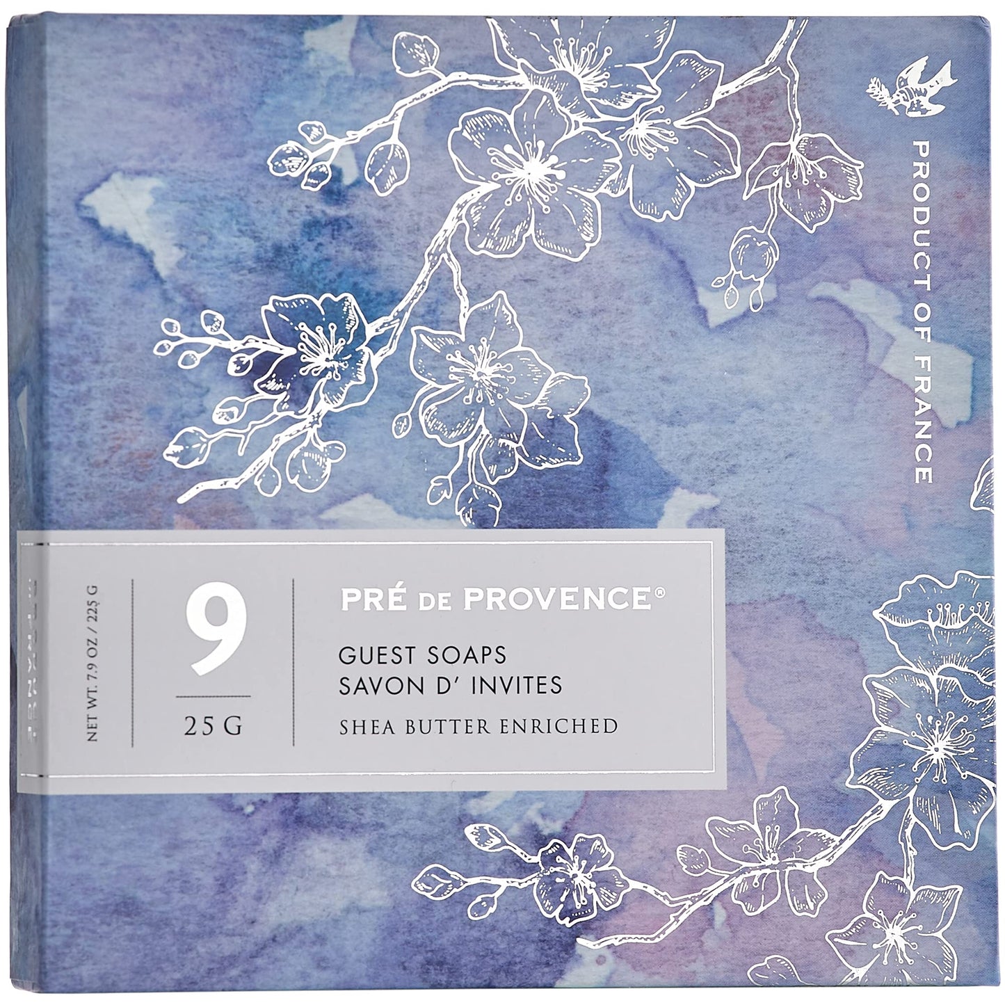Pre de Provence Luxury Box of Guest Gift Soap (Set of 9) - Purple,9 Count (Pack of 1) Beauty & Personal Care Pre de Provence