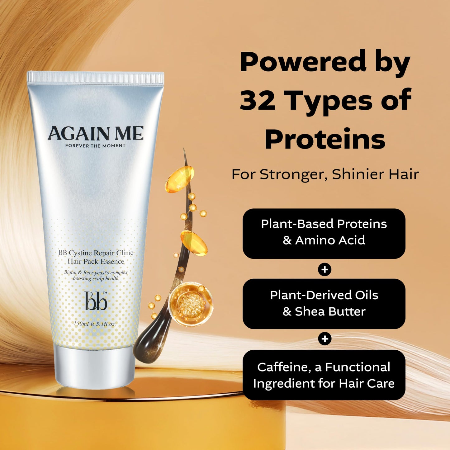 KPRODUCT4U AgainMe BB Cystine clinic Repair Hair Pack Essence Beauty & Personal Care KPRODUCT4U