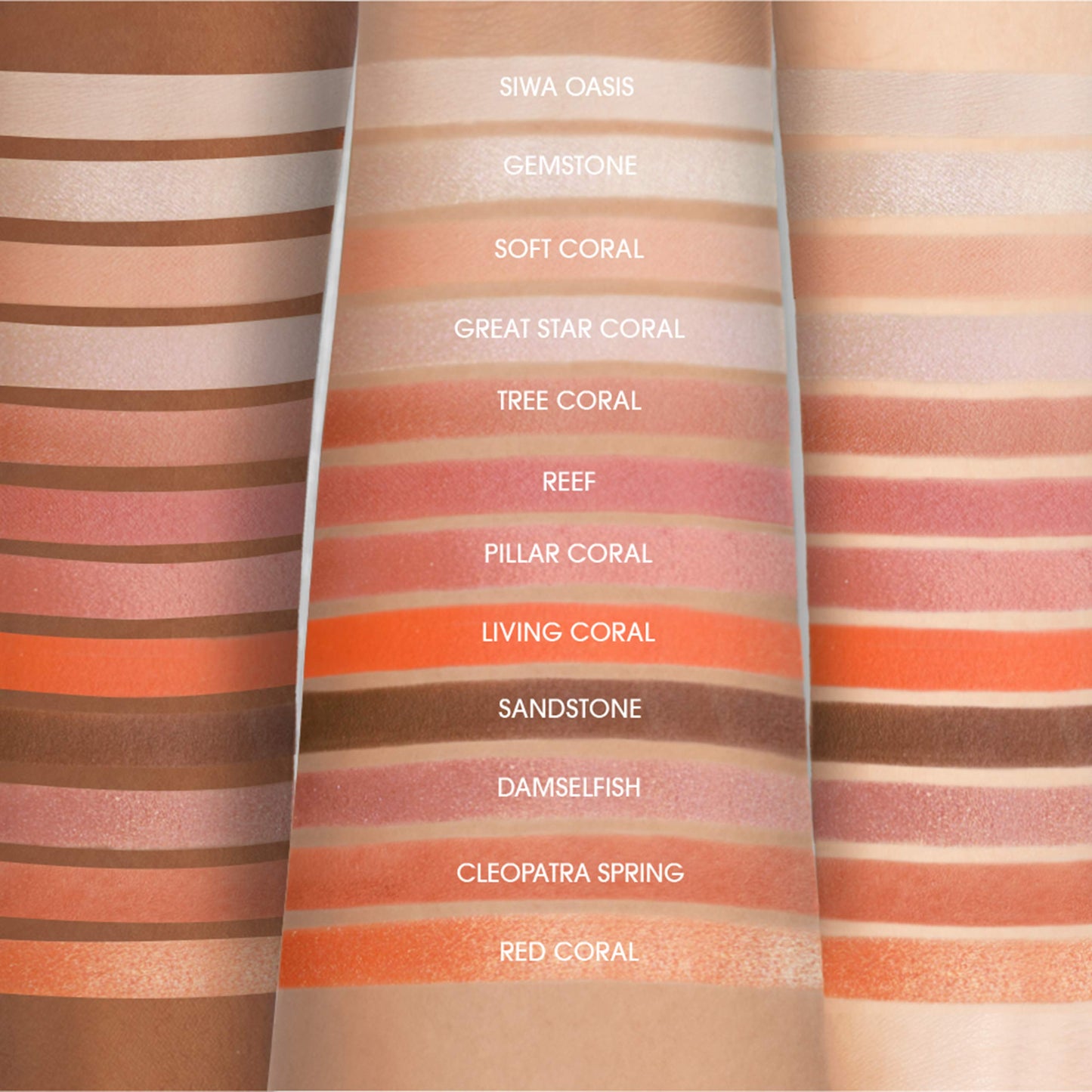 EBIN NEW YORK Coral Oasis - Secret of Pharaoh Eyeshadow Palette, Highly Pigmented and Blendable, Cruelty-Free, Long-Lasting Matte & Shimmer Beauty & Personal Care EBIN NEW YORK