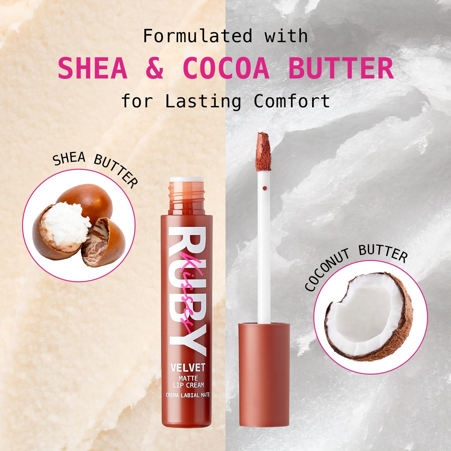 Ruby Kisses Lip Vinyl Tint - High-Pigment, Transfer-Proof, Smudge-Proof Liquid Lipstick, Soft-Satin Shine, Lightweight Makeup, Long-Lasting Beauty & Personal Care Ruby Kisses